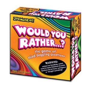 Zobmondo Would You  Rather . . . ? The Game of Wacky & Mind-Boggling Questions